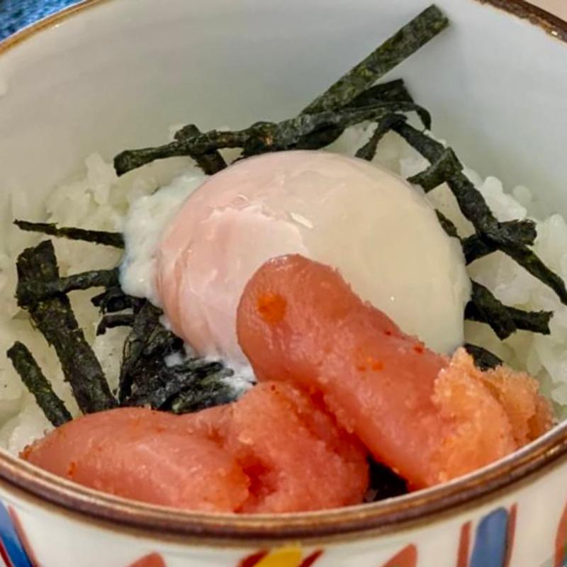 温玉明太丼(うどん工房 淡家 三原店)