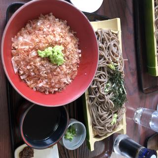 わさび丼とざるそばのセット