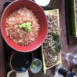 わさび丼とざるそばのセット(わさび園　かどや )