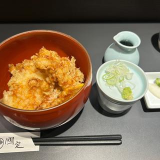 穴子天丼と蕎麦セット