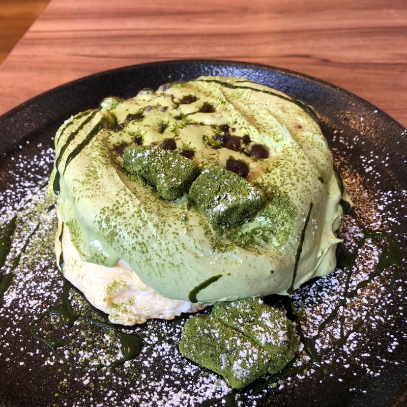 抹茶クリームのリコッタパンケーキ(高倉町珈琲 清瀬店)