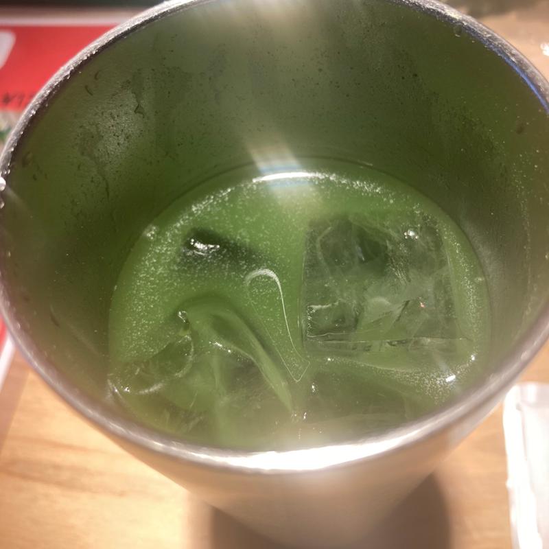 飲む腸活グリーンラテ(白いキーマカレーのんちゃん家)