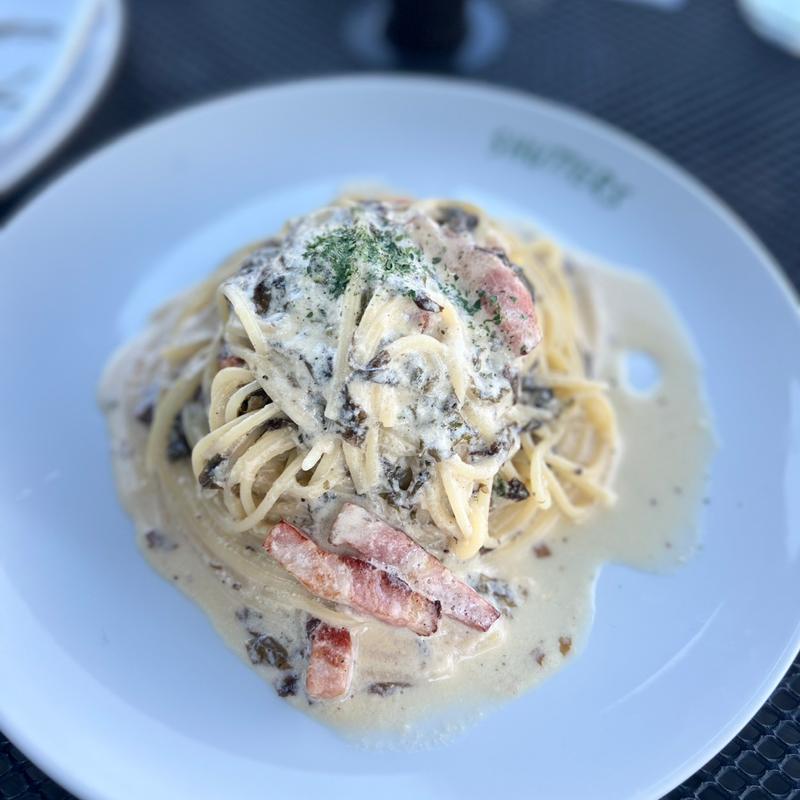 岩のりのカルボナーラ(SHUTTERS Luz自由が丘)