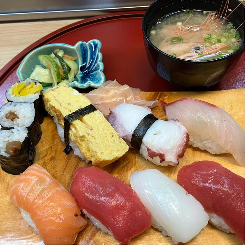 ランチ　握りずし　並(市寿し)