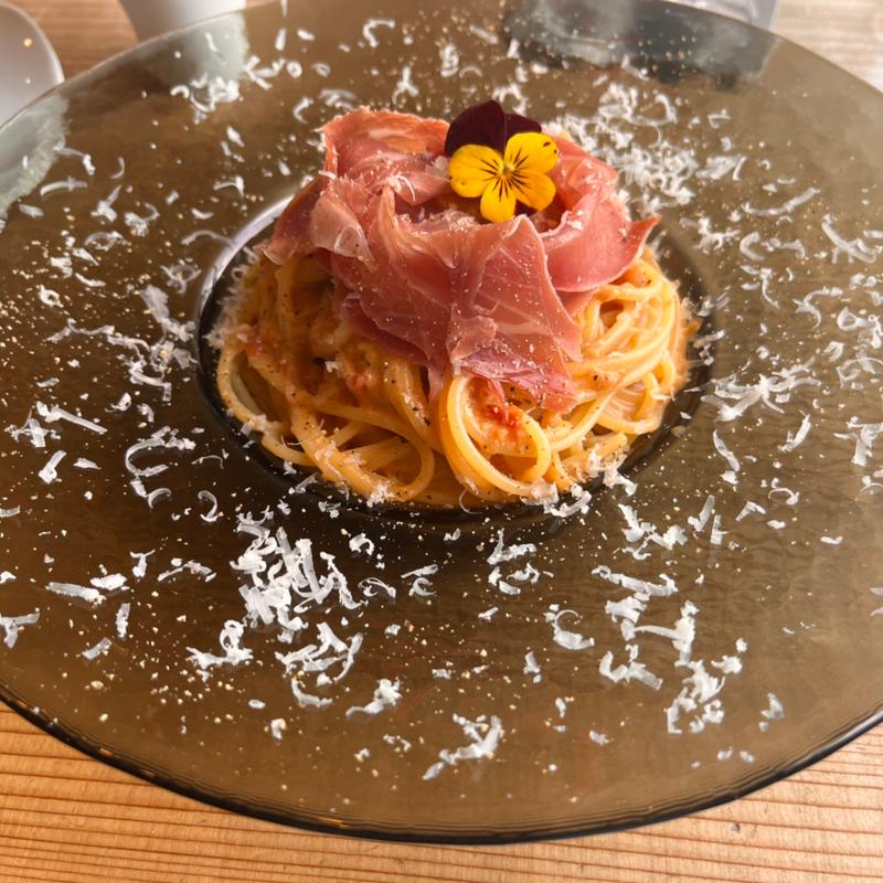 生ハムのクリームパスタ(カフェ六月園 （KAFE 6 GATUEN）)