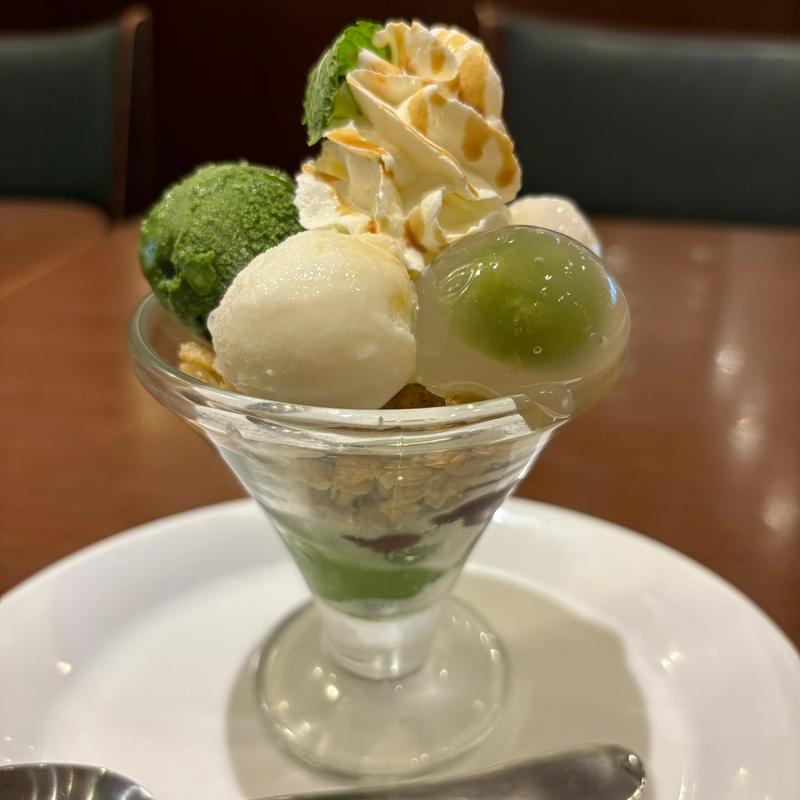 抹茶白玉ミニパルフェ ～京都府産宇治抹茶使用(デニーズ 八王子旭町店 （Denny’s）)