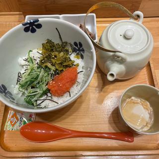 炙り明太子と高菜(だし茶漬け えん エキマルシェ新大阪店)