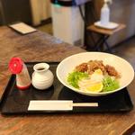 鶏の甘辛あげぶっかけうどん