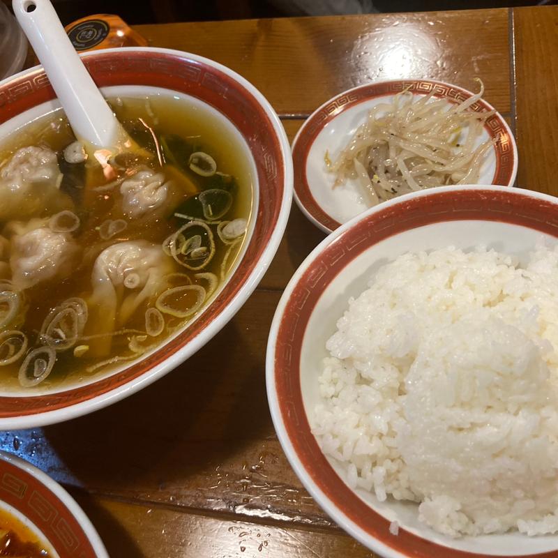 雲呑スープセット(広州市場 大塚店)