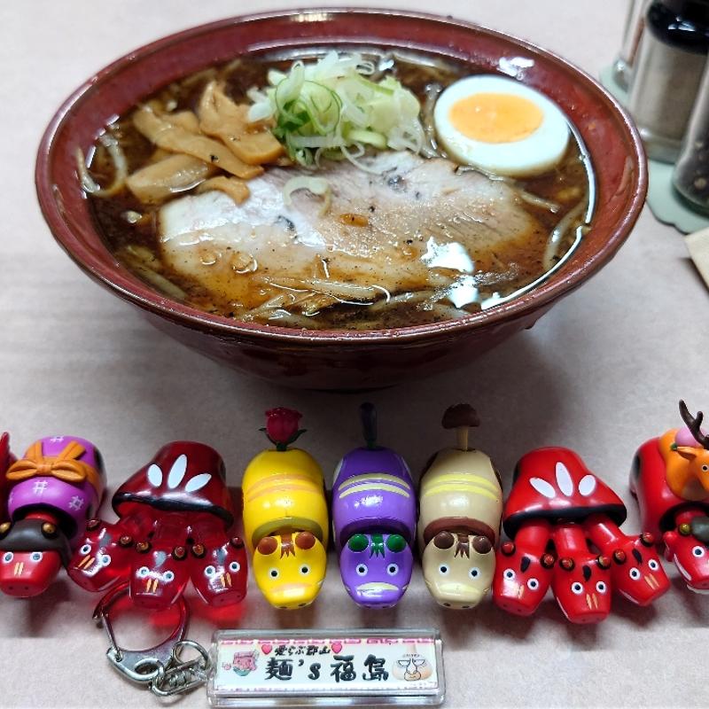 黒中華そば(郡山駅前らーめん 角麺 Kadomen)