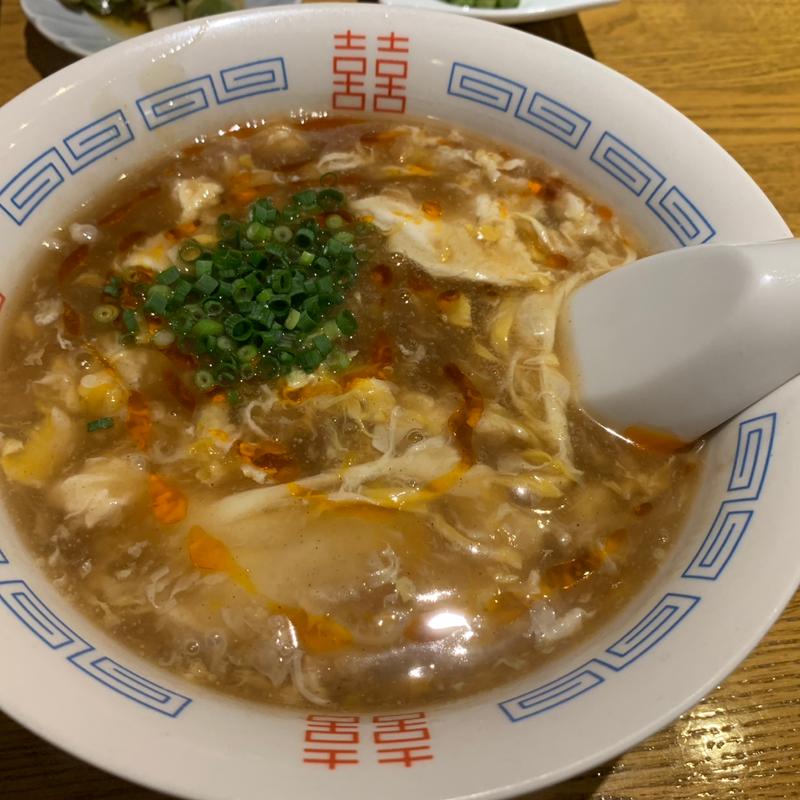 酸辣湯麺(中華バル あおいくま)