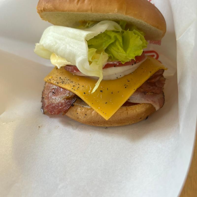ベーコンチーズバーガー(佐世保バーガー BigMan 上京町本店)