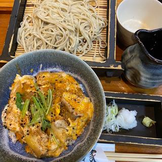 親子丼とせいろそば(蕎麦 蔵吉家 千歳船橋)