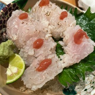 天然ハモ焼霜造落とし梅肉(味工房まんま 別館)