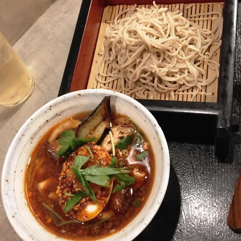 豚ラーつけ蕎麦(大衆酒場 いろり 川崎店)