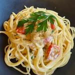 雲丹のクリームパスタ