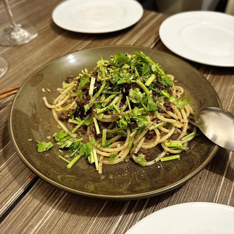 山椒ミートソースのパスタ(古澤亭)