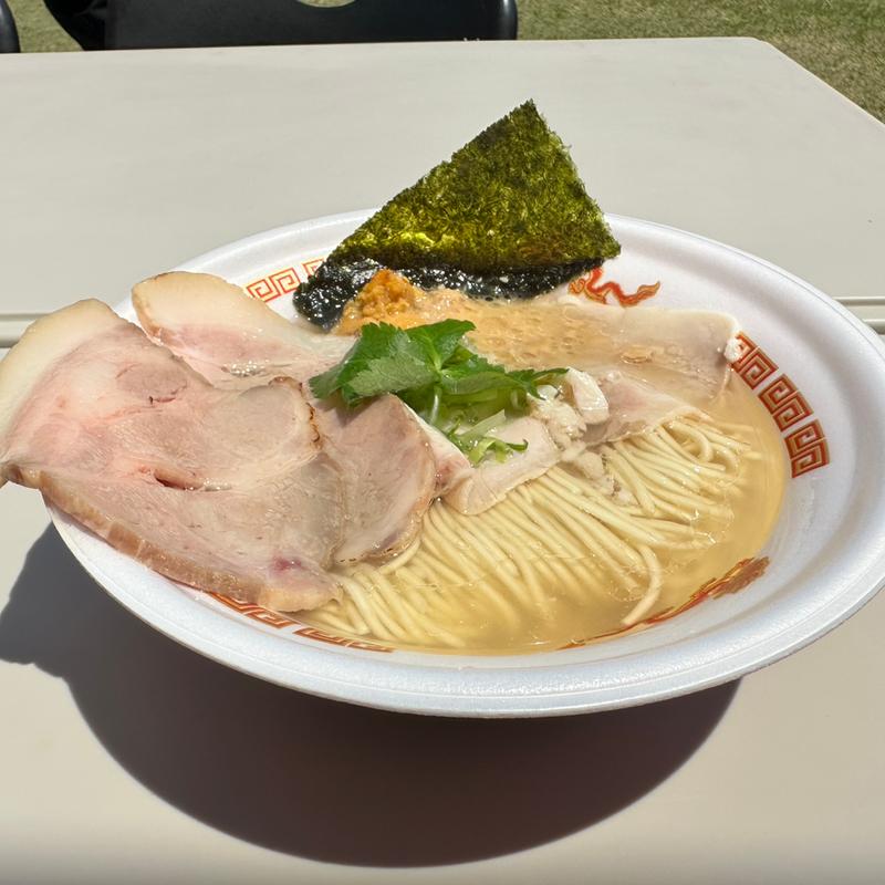 ノドグロと真鯛の淡麗塩そば(新潟ふるさと村 )