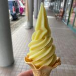 ラフランスソフトクリーム(道の駅 天童温泉)