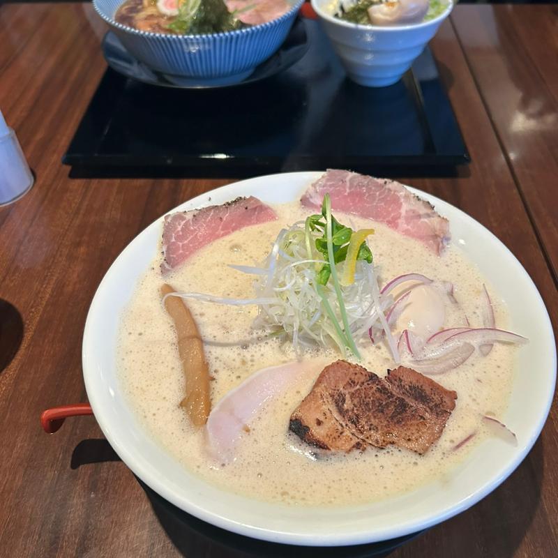 特製鶏とろみそば(麺屋甚八 野里店)