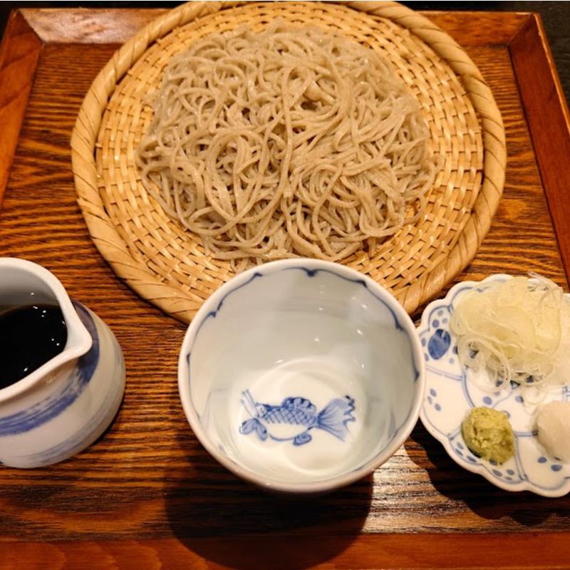 ざるそば(手打そば一の梅)