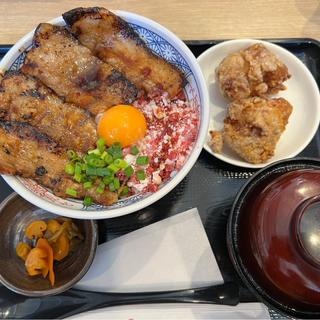 牛とろ&豚丼　Cセット(十勝豚丼 わか葉 三井アウトレットパーク木更津)