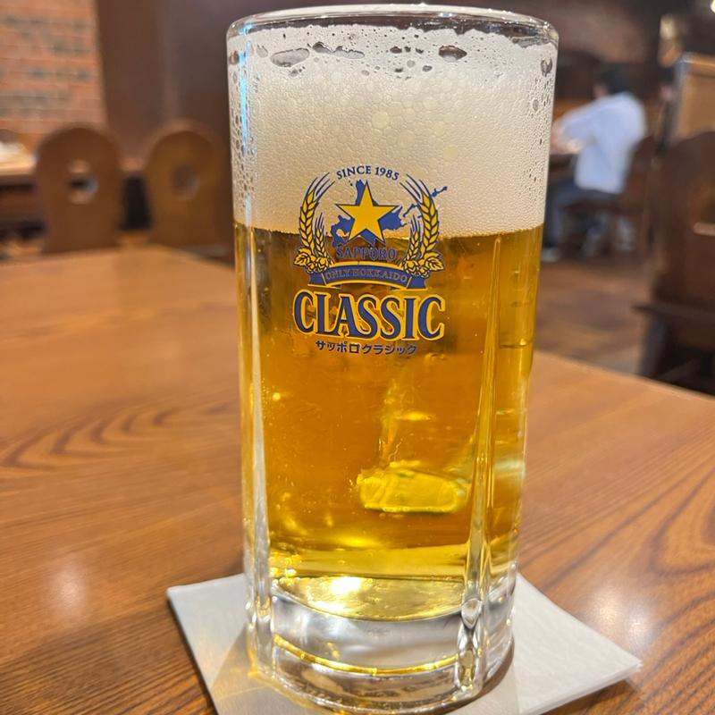 生ビール(サッポロビール園)