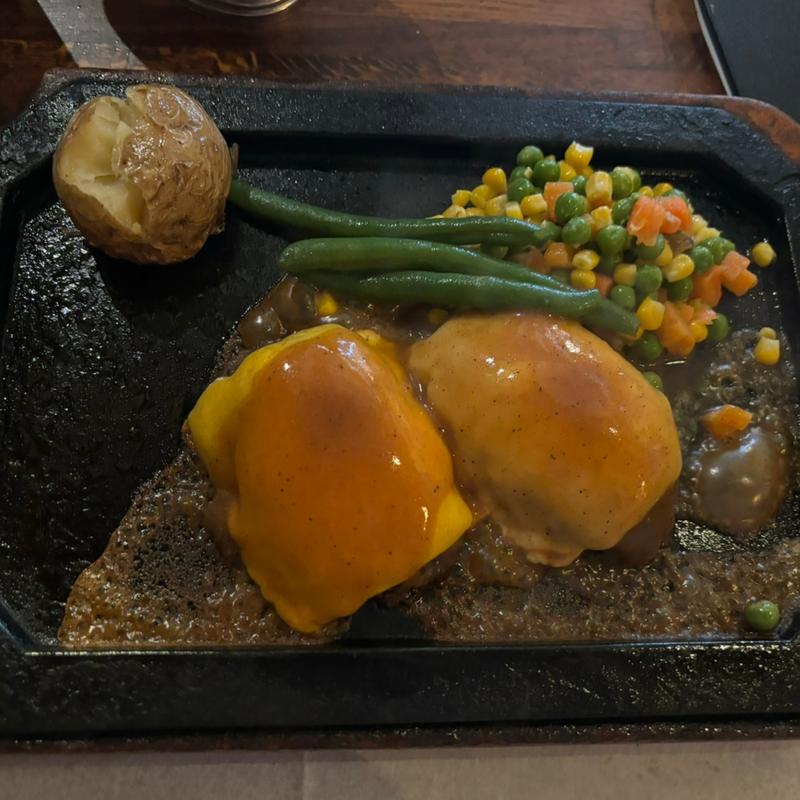 ダブルチーズハンバーグ(ゴールドラッシュ 本店 )