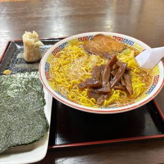 支那そばセット 大盛 海苔(トクちゃんらーめん 本店 )