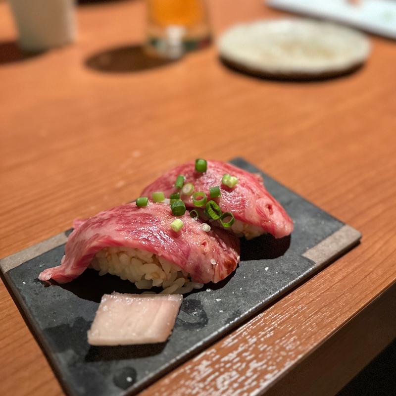 特製牛トロ握り寿司　土佐田舎寿司風(坐松本)