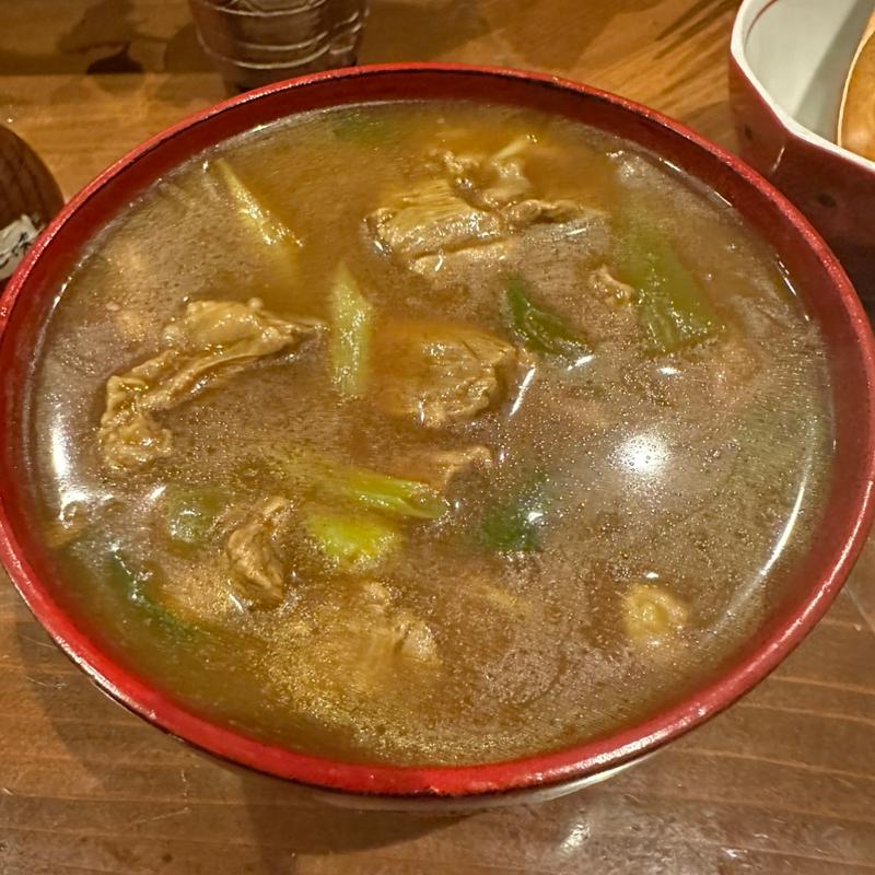 牛すじそば(小網町おせん)