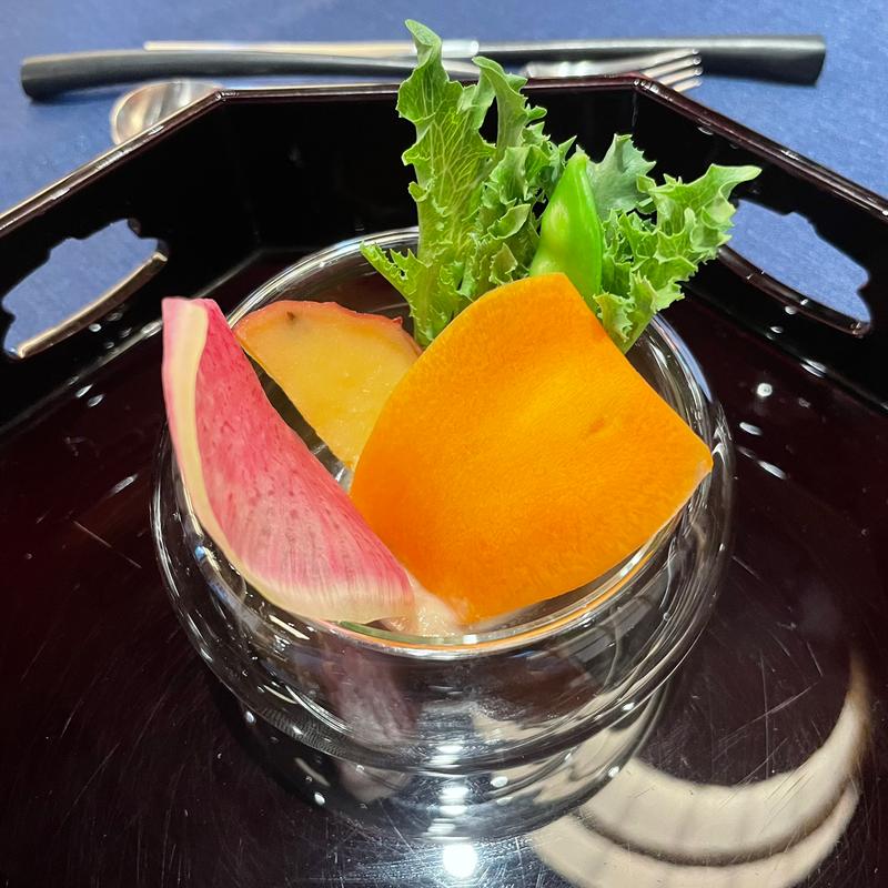 地野菜と芳源マッシュルームのバーニャカウダ(LE UN（ルアン） 佐原商家町ホテル NIPPONIA)