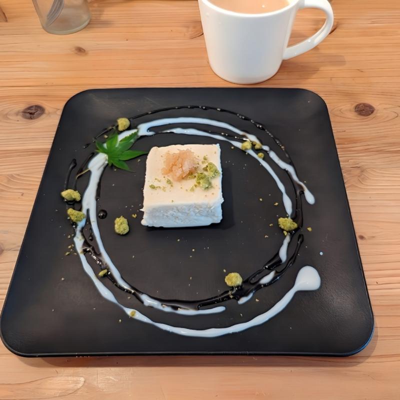 豆腐のチーズケーキ(木綿)(季節のごはんカフェ satono)