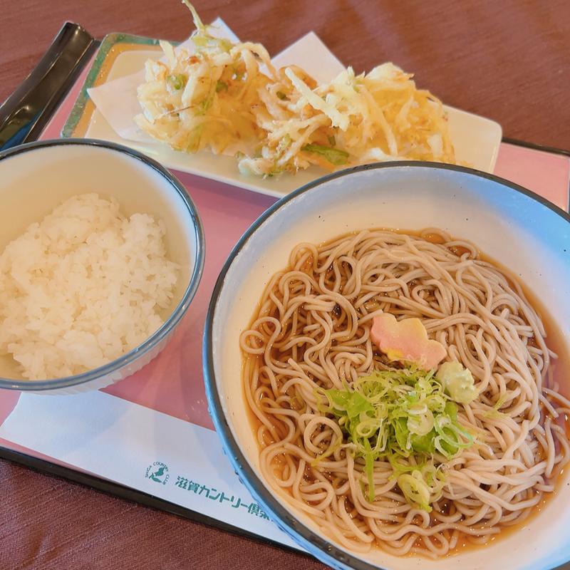 桜エビのかき揚げそば(滋賀カントリー倶楽部レストラン )