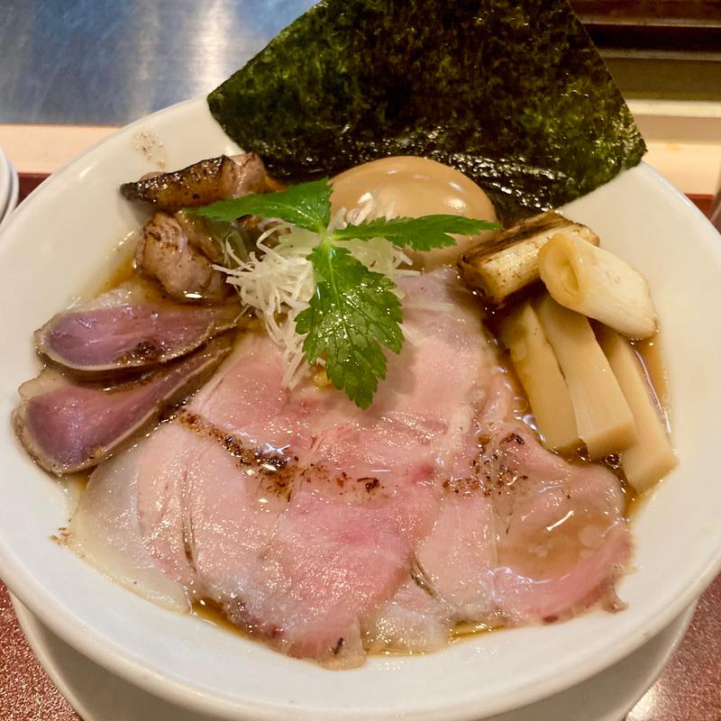 特製紀州鴨そば(燃えよ麺助)