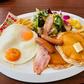 パンケーキハワイアンブレックファースト(ラ・オハナ 船橋市場店)