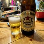 サッポロ赤星ラガー(大衆酒場 チャン栓チャン)