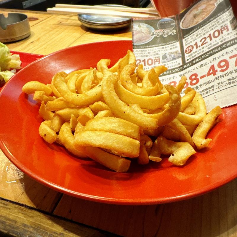 くるくるスパイラルポテトフライ(大衆酒場 チャン栓チャン)