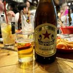 サッポロ赤星ラガー(大衆酒場 チャン栓チャン)