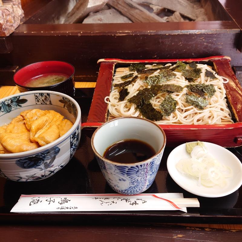 ざるそばセット(鳴子庵)