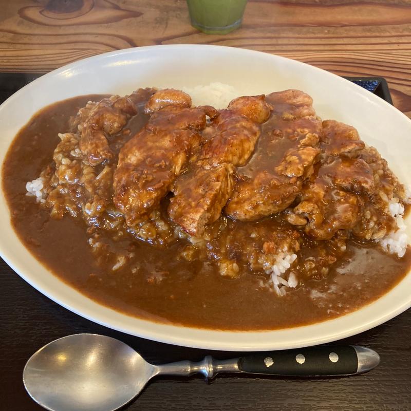 肉カレー(最後にカツ。 )