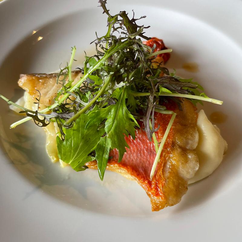 真鯛と金目鯛のソテー(夢時庵 （ムージャン）)