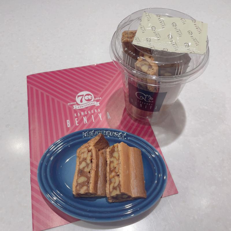 クルミミカップ　クルミッ子キャラメルソース付(鎌倉紅谷 Kurumicco Factory The Cafe)