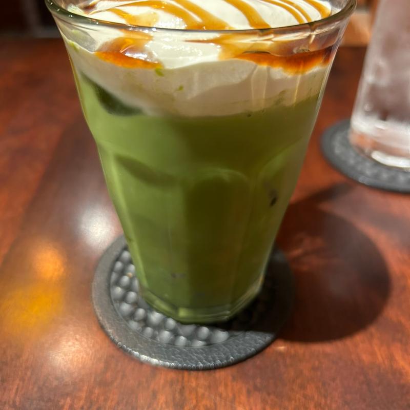 抹茶ミルクプリン(宮越屋珈琲 カフェバザール)