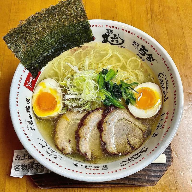 さば香る極上らーめん 塩 味玉(天日塩らーめん べらしお 福祉住吉東店)