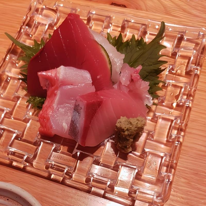 旬のお刺身盛り合わせ(だし 和食 福もと)