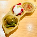 三種盛り(天然本まぐろ ありそ鮨し グランスタ東京店)