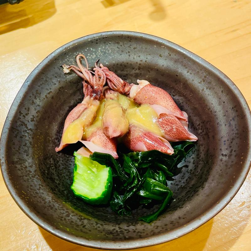 ほたるいか酢味噌(天然本まぐろ ありそ鮨し グランスタ東京店)