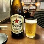 サッポロ赤星ラガー(大衆酒場 チャン栓チャン)