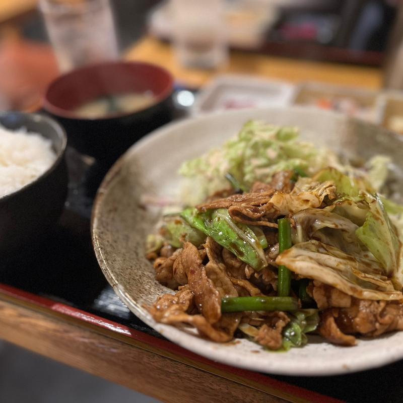 回鍋肉定食(熱心)